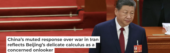 Chinese President Xi Jinping arrives for the opening session of the National People’s Congress in Beijing on March 5, 2026. Florence Lo/AFP via Getty Images